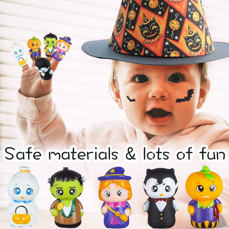 WAHXIAOSW Finger Puppets for Kids Tiny Hands Toys  Halloween Toy for Toddlers Puppets for Toddlers Party favorsfor Kids Toy Gift for Age 3 4 5 6 Year Old Girls Boys Toddlers - Image 3